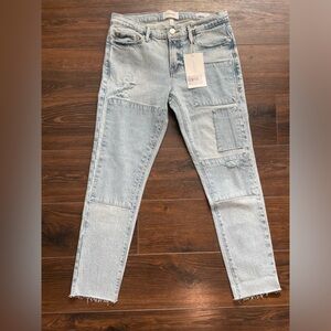FRAME Le Garçon hideaway denim NWT